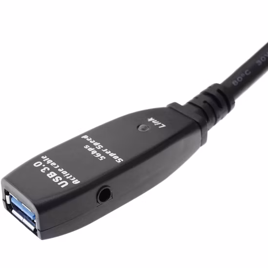 Cavo di prolunga USB 3.0 da maschio a femmina alimentato da 15 m