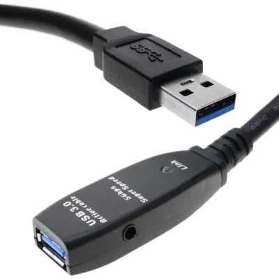 Cavo di prolunga USB 3.0 da maschio a femmina alimentato da 30 m