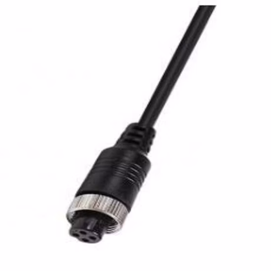 Cavo connettore DIN Aviation M12 Cavo connettore a 4 pin Cavo per stampaggio M12 impermeabile
